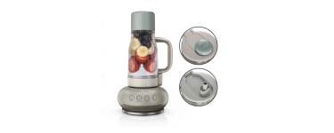 Amazon: Blender Ninja BlendBoss avec mug portatif DB351EUST - Beige et Bleu à 99,99€ (au lieu de 129,97€)