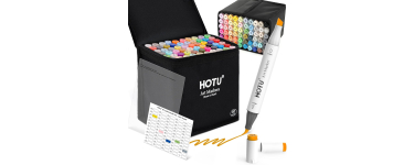 Amazon: Lot de 60 Feutres Pinceaux Hotu - Marqueurs à Double Face à 17,99€ (au lieu de 35,99€)