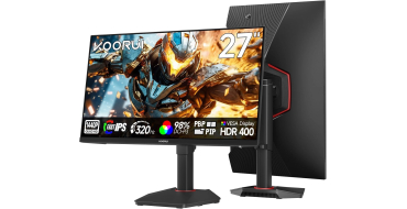 Amazon: Écran PC 27" Koorui G2721E - Fast IPS, QHD 1440p, 320 Hz, 1 ms, HDR400 à 199,99€