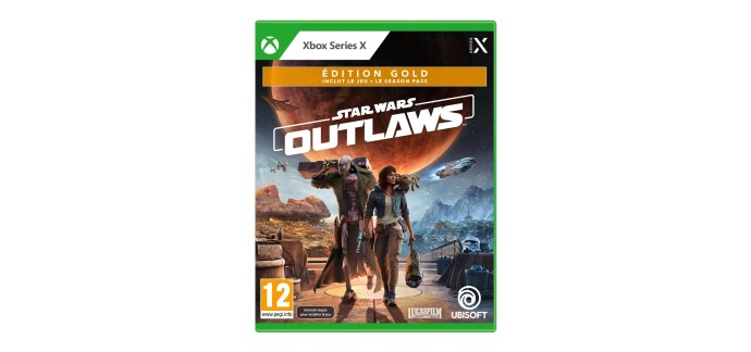 Amazon: Jeu Star Wars Outlaws - Xbox Series X - Edition Gold à 19,99€ (au lieu de 29,99€)