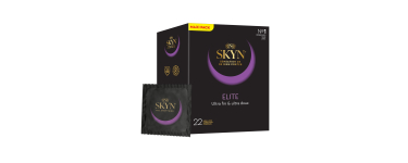 Amazon: Boîte de 22 préservatifs Skyn Elite ultra-fins et doux à 13,99€ (au lieu de 17€)