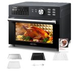 JoyBuy: OIMIS Four friteuse à air chaud 30 L - 21 programmes, rôtissoire, déshydrateur à 129,99€