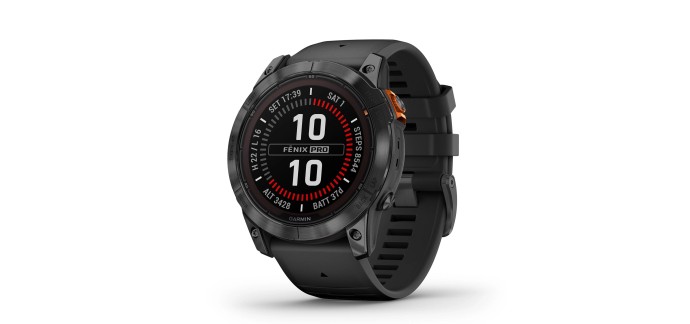 Amazon: Garmin Fenix 7X Pro Solar - Boîtier 51 mm, reconditionné à 355,20€
