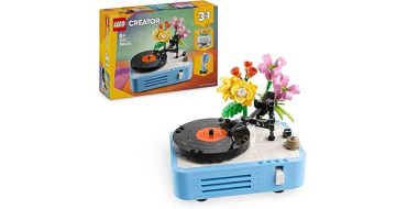 Amazon: LEGO® Creator 3-en-1 Le Tourne-Disque et Ses Fleurs (31172) à 18,69€ (au lieu de 29,99€)