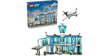 Amazon: LEGO® City L’Aéroport et l’Avion (60502) à 62,87€ (au lieu de 99,99€)
