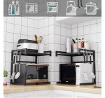 JoyBuy: SRD Étagère extensible en forme de C pour four à micro-ondes à 10,99€ (au lieu de 17,76€)