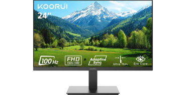 Amazon: Ecran PC 24" Koorui E2412F - FHD, 100 Hz, VESA à 69,99€ (au lieu de 107,55€)