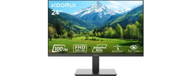 Amazon: Ecran PC 24" Koorui E2412F - FHD, 100 Hz, VESA à 69,99€ (au lieu de 107,55€)