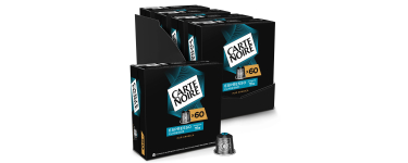 Amazon: Lot de 240 capsules de café Carte noire Espresso Classique N°7, Compatible Nespresso à 49,50€ (au li