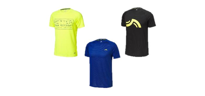 LIDL: CRIVIT T-shirt homme - séchage rapide, polyester recyclé à 4,99€ (au lieu de 6,99€)