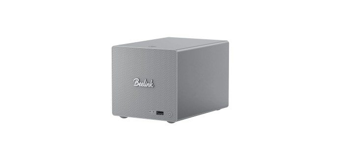 Amazon: Mini PC/Serveur NAS Beelink ME Pro - Intel N95, 12 Go RAM, 128 Go SSD, 2xSATA + 3xM.2, LAN 5 GbE à 3