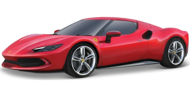 Amazon: Figurine mini voiture Bburago Ferrari 296 GTB R&P - échelle 143, Licence Officielle Ferrari à 6,99€