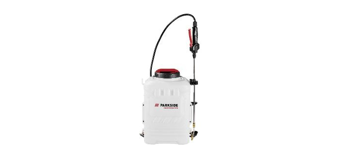 LIDL: PARKSIDE PERFORMANCE Pulvérisateur à dos sans fil 20V - 16L, 2 batteries 4Ah, chargeur double à 144,