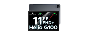 JoyBuy: DOOGEE Tab E3 - Tablette Android 15, 11" FHD+ 90Hz, 32+256Go, Helio G100, 8800mAh à 129,99€