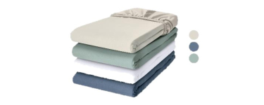 LIDL: LIVARNO Drap-housse en satin de coton 140-160 x 200 cm à 7,99€ (au lieu de 9,99€)
