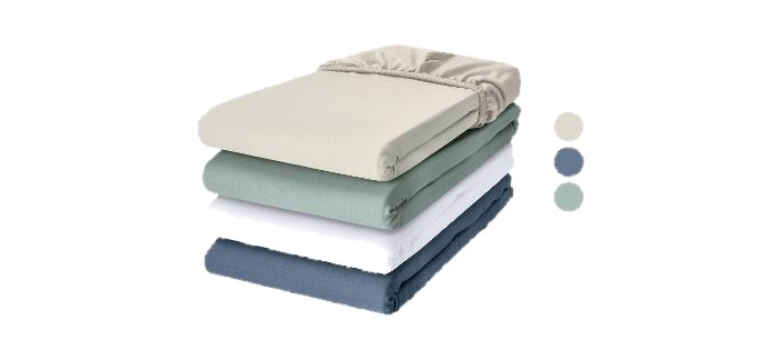LIDL: LIVARNO Drap-housse en satin de coton 140-160 x 200 cm à 7,99€ (au lieu de 9,99€)