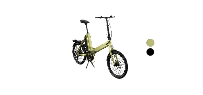 LIDL: CRIVIT Vélo électrique pliant 530 Wh - batterie amovible, 80 km d'autonomie à 999€