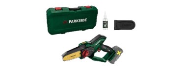 LIDL: PARKSIDE Mini-tronçonneuse à bois sans fil 20V - Édition 30 ans à 29,99€ (au lieu de 39,99€)