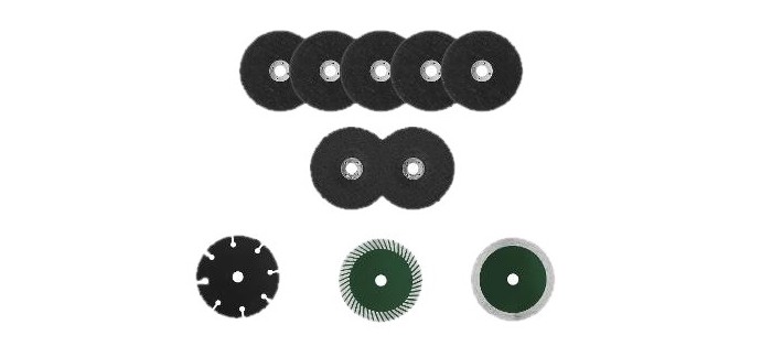 LIDL: PARKSIDE Disques Ø 76 mm - Compatibles meuleuse 12V, alésage 10 mm à 1,49€ (au lieu de 2,99€)