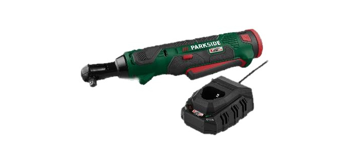 LIDL: PARKSIDE Set clé à cliquet sans fil PAR 12 B1 - 12 V, 54 Nm, batterie + chargeur à 29,99€