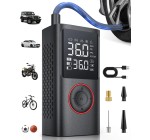 Amazon: Gonfleur pneus voiture sans fil Powools - 150 PSI, compact 8,9x4,8x13,8cm à 21,99€