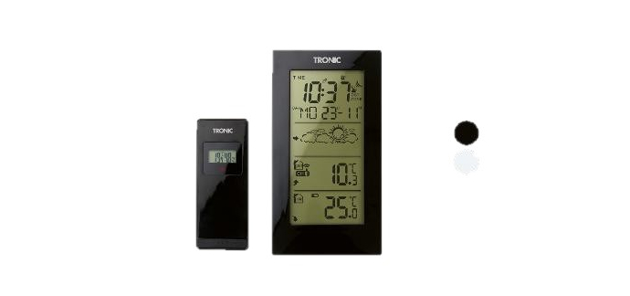 LIDL: Station météo TRONIC - capteur extérieur, température/humidité à 9,99€ (au lieu de 11,99€)