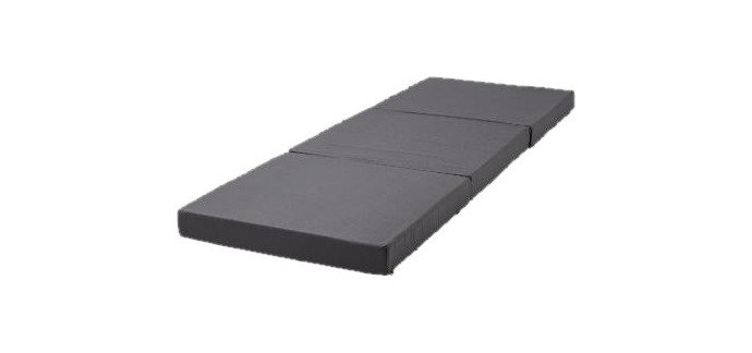 LIDL: LIVARNO Matelas pliant 190 x 65 x 8,5 cm à 24,99€ (au lieu de 29,99€)