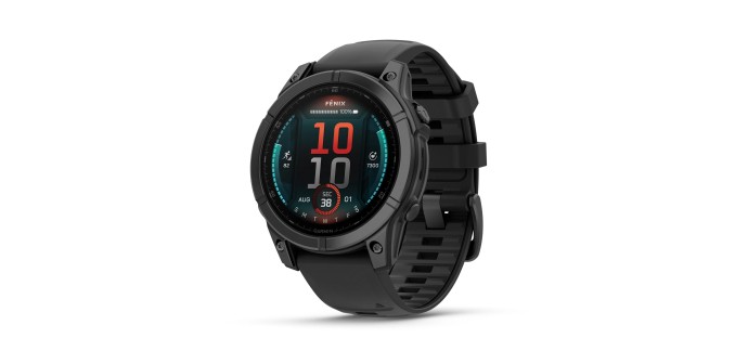Amazon: Montre GPS Garmin Fenix E - Amoled, Acier Gray/Noir, 47mm à 388,91€ (au lieu de 436,12€)