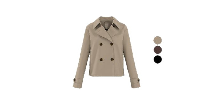 LIDL: ESMARA Trench court femme - Déperlant, polyester recyclé à 14,99€ (au lieu de 17,99€)