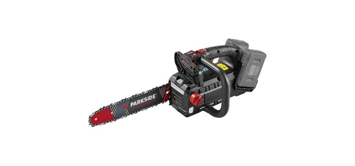 LIDL: PARKSIDE Tronçonneuse d'élagage sans fil 40V + 2 batteries + chargeur double à 189,99€