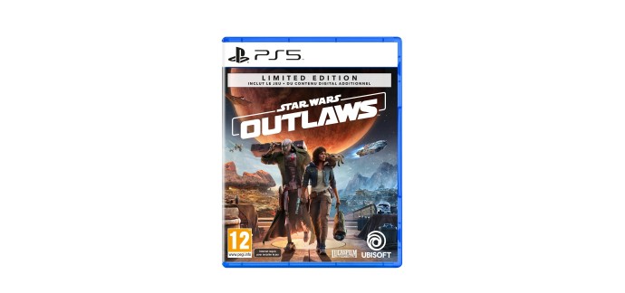 Amazon: Star Wars Outlaws Limited Edition sur PS5 à 19,99€ (au lieu de 28,24€)