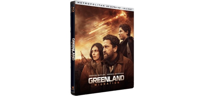 Fnac: Greenland Migration 4K Steelbook (Blu-ray 4K) à 16,99€ (au lieu de 35,10€)