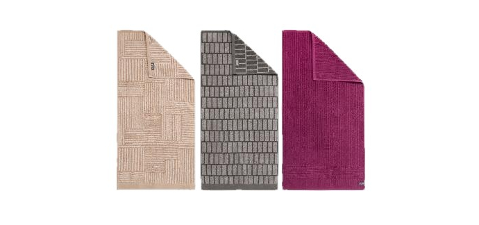 LIDL: LOOKS BY WOLFGANG JOOP Serviette de toilette 50x100 cm - 100% coton 500 g/m² à 4,99€