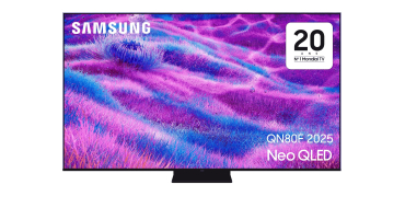 Amazon: TV Samsung 65" Neo QLED TQ65QN80F (2025) - 4K, 144 Hz à 699€ (au lieu de 811,70€)