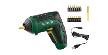 LIDL: Tournevis électrique sans fil PARKSIDE 4V Édition 30 ans + 15 embouts à 9,99€