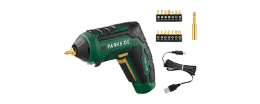 LIDL: Tournevis électrique sans fil PARKSIDE 4V Édition 30 ans + 15 embouts à 9,99€