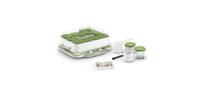 Conforama: Yaourtière SEB YG661310 - 12 pots, 6 programmes à 129,99€ (au lieu de 169,99€)