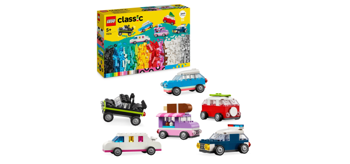 Amazon: LEGO® Classic Les véhicules créatifs (11036) à 29,99€ (au lieu de 46,33€)