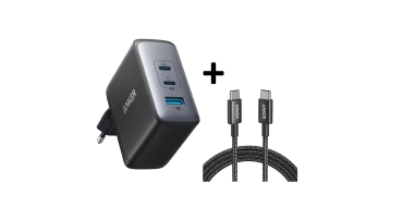 Amazon: Chargeur secteur Anker 736 (Nano II) - 100 W, 3 ports, GaN II + câble USB-C 100 W offert à 29,99€