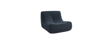 Sweeek: Chauffeuse velours 1 place bleu foncé - 91x105x72 cm à 239,99€ (au lieu de 299,99€)