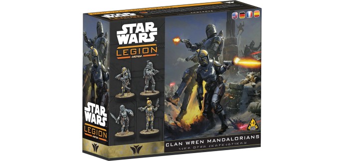 Amazon: Extension Star Wars Legion Clan Wren Mandalorians - Asmodee à 22,99€ (au lieu de 36,95€)
