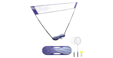 Decathlon: Kit Filet de Badminton Fun Set 3 mètres - Bleu Roi ou jaune pop à 31,99€ (au lieu de 39,99€)