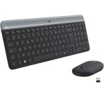 Amazon: Ensemble Clavier Souris Sans fil Logitech MK470 Slim - Silencieux AZERTY Noir à 18,99€