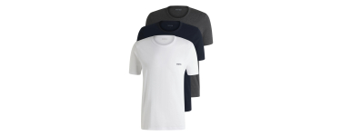 Amazon: Pack de 3 t-shirts Hugo Boss - Taille XXL à 24,06€ (au lieu de 27,16€)