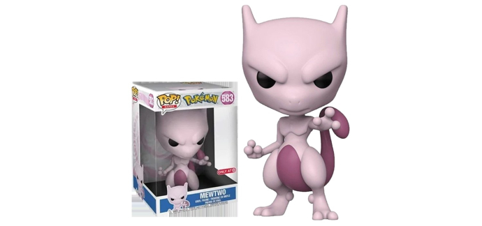 Amazon: Funko Pop Jumbo Pokémon Mewtwo (26 cm) à 19,99€ (au lieu de 38€)