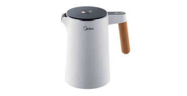 JoyBuy: Midea Bouilloire inox 1,5 L - 2200 W, 7 températures, maintien au chaud - écran à 22,99€