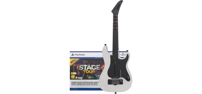 Amazon: Stage Tour Game - Bundle Kramer Wireless Guitar Controller sur PS5 ou Xbox Series X à 134,99€