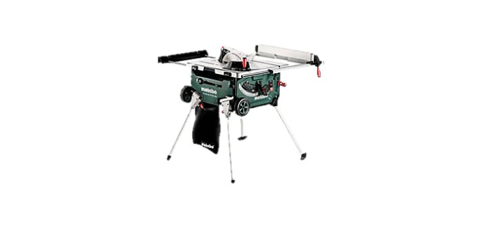 Screwfix: Scie sur table Metabo TS 36-18 LTX BL 254 - Brushless, lame 254mm, sans batterie à 799,99€