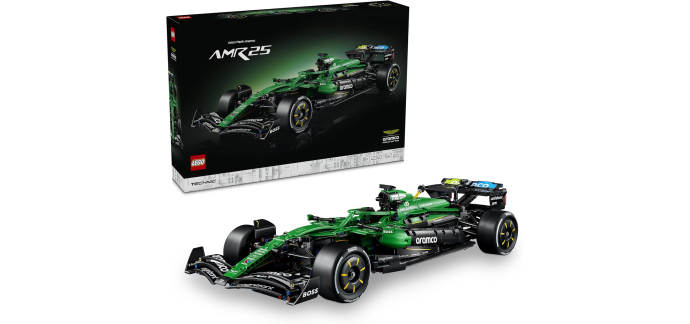Amazon DE: LEGO Technic 42240 Aston Martin Aramco AMR25 F1 à 179€ (au lieu de 229,99€)