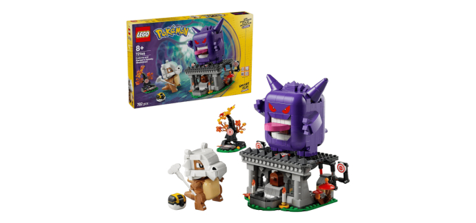 Amazon: LEGO 72166 Pokémon Osselait vs Ectoplasma à 79,99€ (au lieu de 89,99€)